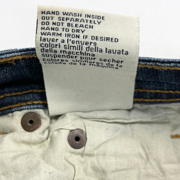 Seven7 Women Flare Jeans Size 25 Low Rise Distressed Boho Festival Y2K Retro - Picture 9 of 12